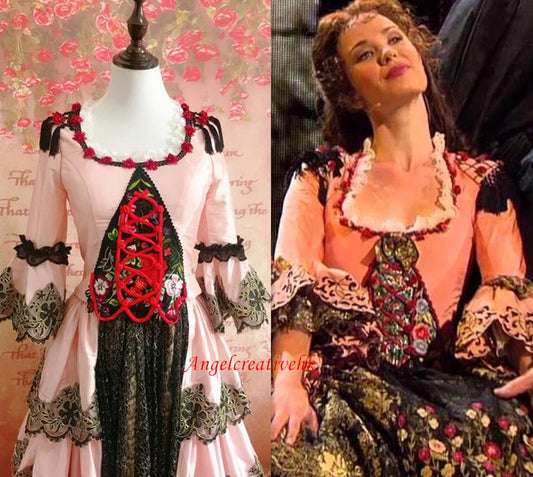 Christine Daae the point of no return dress The Phantom of Opera Cosplay Costume