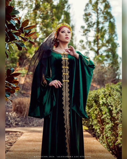 House of Dragon Cosplay Alicent Hightower Cosplay Costume Green Dress