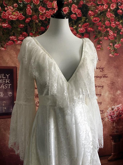 Christine Daae White Lace Robe Dressing Gown The Phantom of the Opera Cosplay