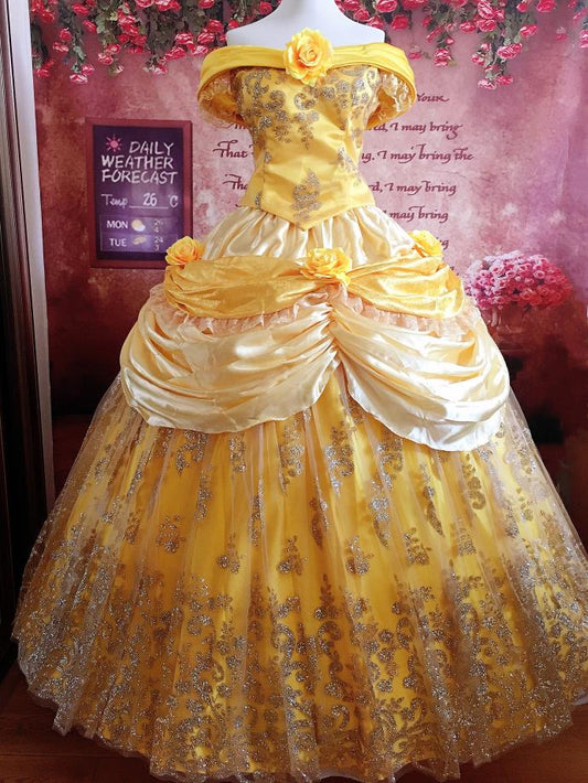 Beauty and the Beast Belle Deluxe Cosplay Costume